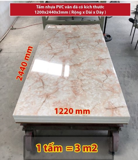 tấm pvc vân đá