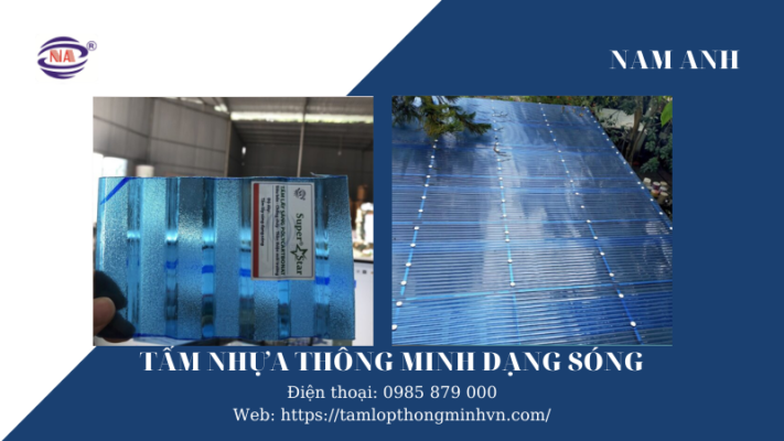 công dụng tấm nhựa thông minh dạng sóng