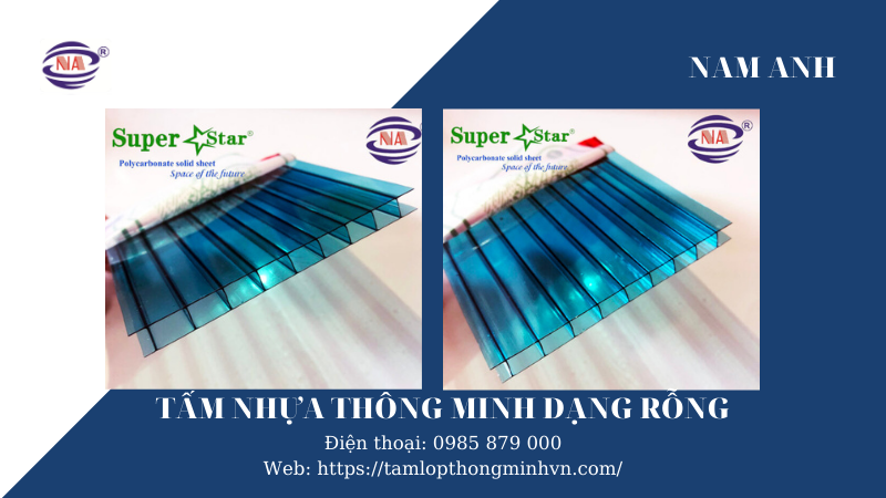 công dụng tấm nhựa thông minh dạng rỗng hay