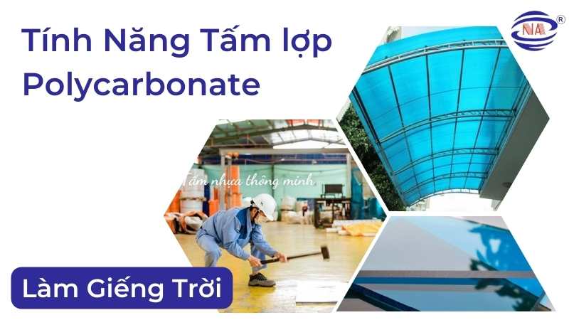 Tấm lợp Polycarbonate được sử dụng làm giếng trời như thế nào?